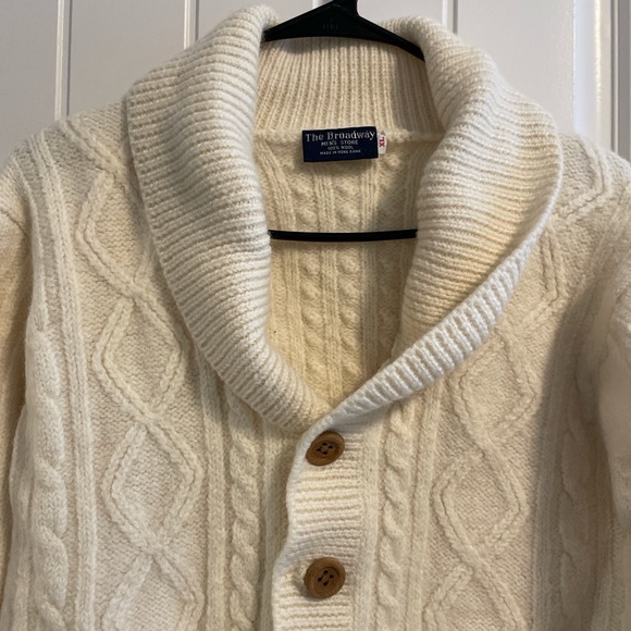 Vintage The Broadway Men’s Wool Cardigan - Picture 5 of 7